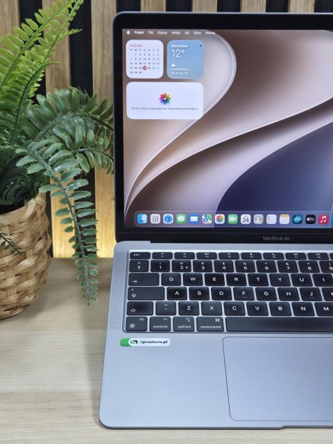 Apple MacBook Air 13 A2337 M1 8GB 256SSD Retina IPS Space Gray - Klasa A- - Gwarancja 24M