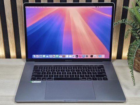 Apple MacBook Pro 15 A1990 Intel Core i7-9750H Radeon Pro 555X 32GB 1TB SSD Retina IPS Space Grey - Klasa A- - Gwarancja 24M