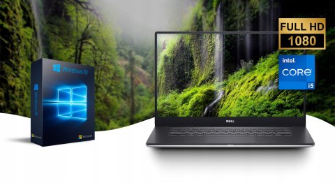 Laptop Dell Latitude 5480 i5-7300U 8GB 256SSD W10 FHD - Klasa A- - Gwarancja 24M