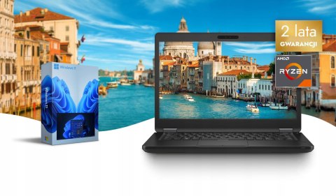 Laptop Dell Latitude 5495 Ryzen Pro 3 2300U 8GB 256SSD W11 FHD - Klasa A- - Gwarancja 24M