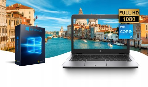 Laptop HP EliteBook 840 G5 i5-7300U 8GB 256SSD W10 FHD DOTYK - Klasa A- - Gwarancja 24M