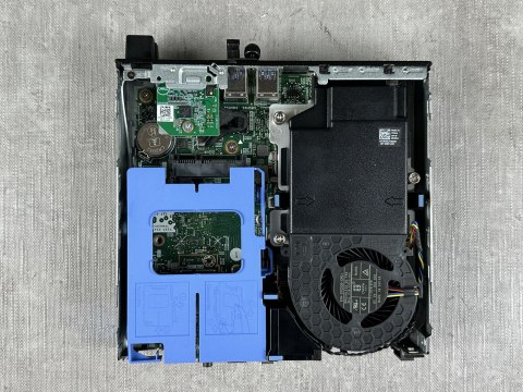 Komputer DELL OPTIPLEX 5000 Tiny i5-12500T DDR4 16GB NVMe 256GB WIFI - Klasa A - Gwarancja 24M