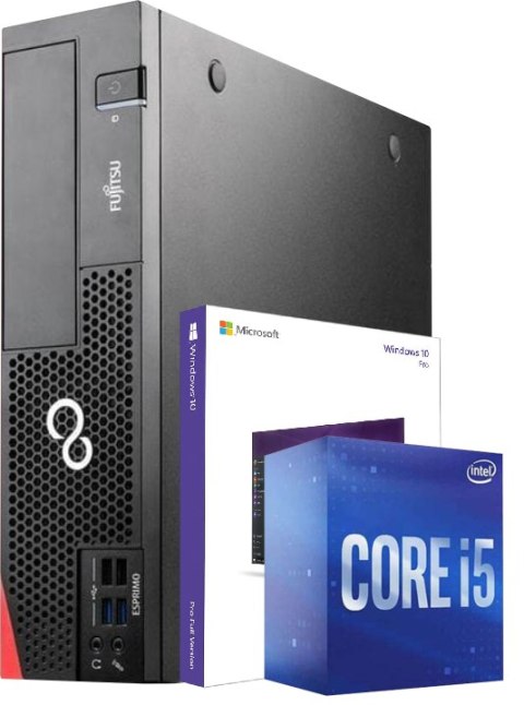 Komputer Fujitsu ESPRIMO D556 SFF I5 6400 16GB DDR4 240GB SSD W10P - Klasa A- - Gwarancja 24M