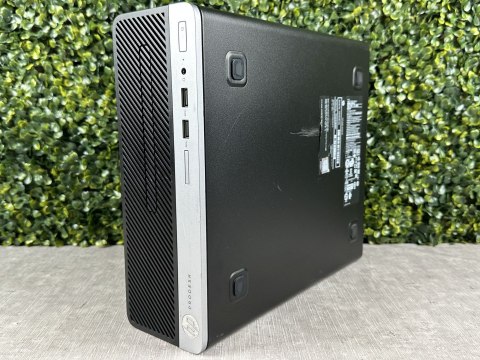 Komputer HP 400 G5 SFF i3 8100 16/256GB NVMe Win11P - Uszk. Front! - Klasa A- - Gwarancja 24M