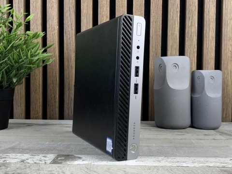 Komputer HP 400 G5 mini I5-8500T DDR4 8GB NVMe 256GB Win11P - Klasa A- - Gwarancja 24M