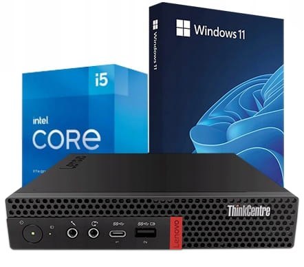 Komputer LENOVO M920Q TINY I5-9500T DDR4 16GB NVMe 256GB Win11H - Klasa A- - Gwarancja 24M