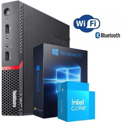 Komputer Lenovo M700 Tiny i5-6400T 16/240GB Win10P, WiFi - Klasa A - Gwarancja 24M