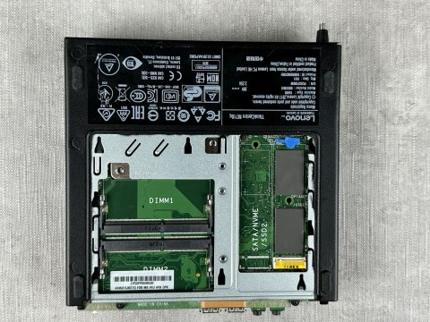 Komputer Lenovo M710Q Tiny i5 7400T 16GB DDR4 256GB NVMe Win10P - WiFi - Klasa A - Gwarancja 24M
