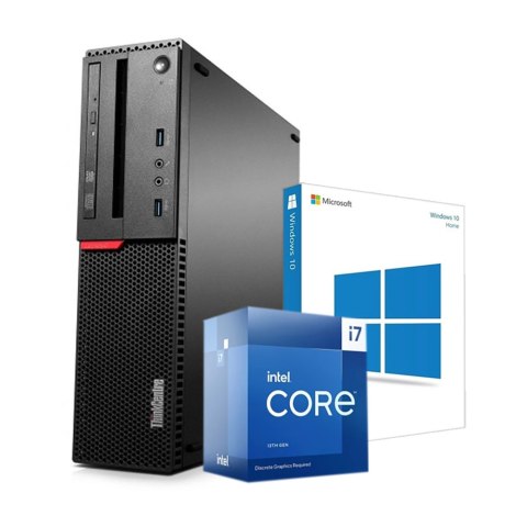 Komputer Lenovo M800 SFF i5-6600 8GB DDR4 240GB SSD Win10H - Klasa A- - Gwarancja 24M
