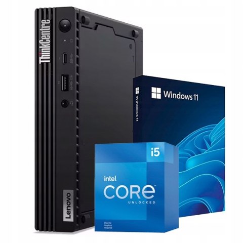 Komputer Lenovo M80Q Tiny I5-10500T 16/256GB NVMe WiFi Win11P - Klasa A- - Gwarancja 24M