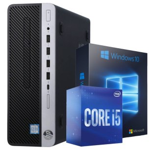 Komputer Stacjonarny HP 600 G3 i5-7500 16GB DDR4 256GB NVMe Win10H - Klasa A - Gwarancja 24M