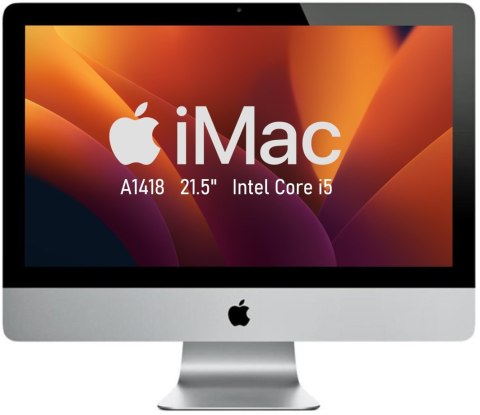 Komputer stacjonarny Apple iMac 18,2 Retina 4K 4096x2304 I5-7500 8GB DDR4 28GB NVMe 1TB HDD - Klasa A - Gwarancja 24M