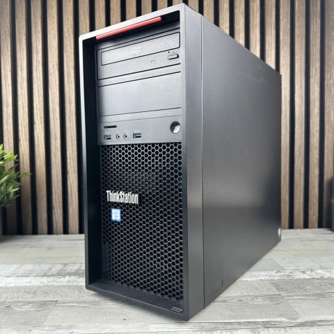 Komputer stacjonarny Stacja robocza Lenovo P320 Tower E3 1240 V6 P2000 16/1000GB NVMe W10P - Klasa A- - Gwarancja 24M