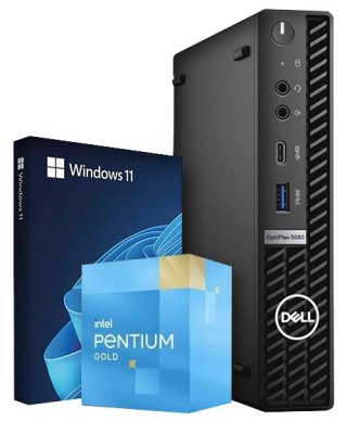 Komputer DELL OPTIPLEX 5080 micro G6400T M.2 NVMe 256GB DDR4 16GB Win11P Kl.-A - Klasa A- - Gwarancja 24M