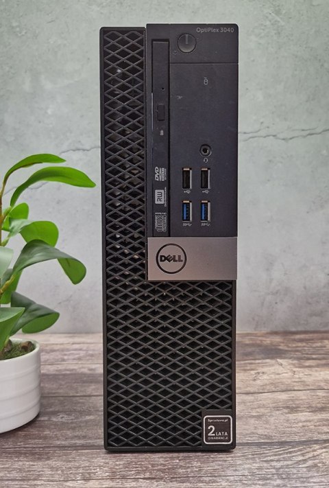 Komputer Dell 3040 SFF i5-6500 16GB DDR3 240GB Win10H - DVD - Klasa A- - Gwarancja 24M