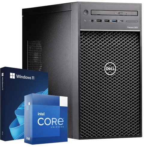 Komputer Dell 3630 Tower i5 9500 16GB DDR4 256GB NVMe Win11P - Klasa A- - Gwarancja 24M