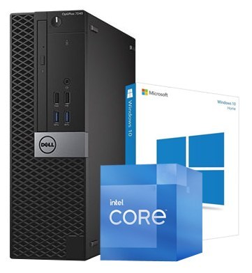 Komputer Dell 7040 SFF i7-6700 DDR4 16GB NVMe 256GB WIN10H - Klasa A- - Gwarancja 24M