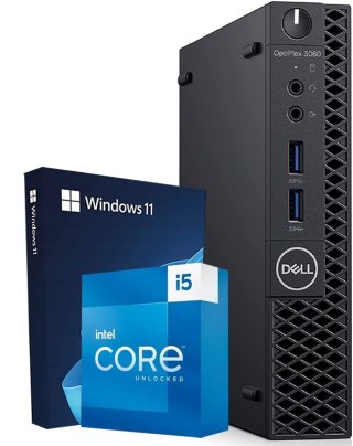 Komputer Dell OPTIPLEX 3060 Mini i5-8500T DDR4 16GB M.2 NVMe 512GB WIN11 - Klasa A - Gwarancja 24M