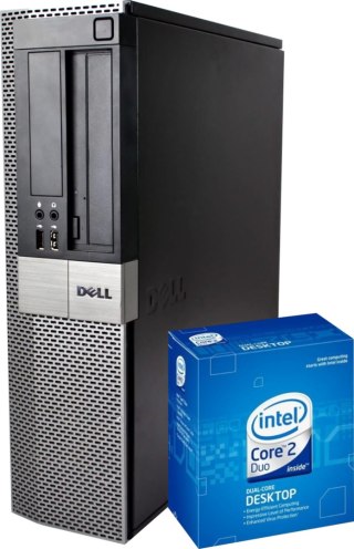 Komputer Dell Optiplex 960 E8400 2GB DDR2 Bez dysku - Klasa A- - Gwarancja 24M