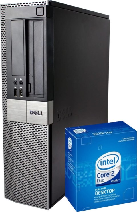 Komputer Dell Optiplex 960 E8400 2GB DDR2 Bez dysku - Klasa A- - Gwarancja 24M