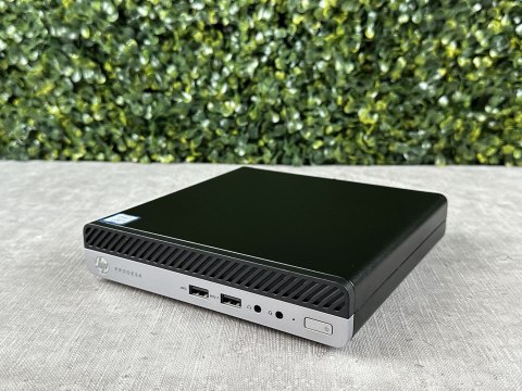 Komputer HP 400 G5 mini I3-9100T DDR4 16GB NVMe 256GB Win11P - Klasa A- - Gwarancja 24M