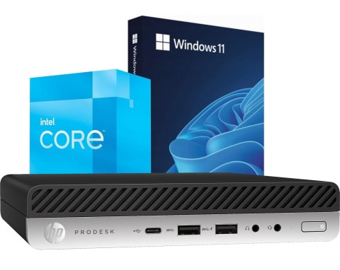 Komputer HP 600 G4 Mini i5-8500T 16/256GB NVMe W11P - WiFi Czyt. Opis! - Klasa A- - Gwarancja 24M