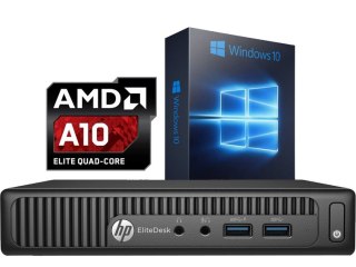 Komputer HP 705 G3 Mini A10-9700E 8GB 240GB SSD W10H - Klasa A - Gwarancja 24M