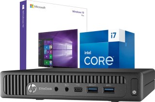 Komputer HP 800 G2 Mini i7-6700T 16GB DDR4 240GB SSD Win10P - Klasa A - Gwarancja 24M