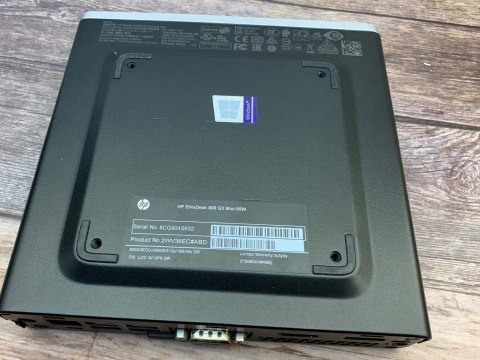 Komputer HP 800 G3 mini I7-6700 16GB DDR4 256GB NVMe Win10H - Klasa A- - Gwarancja 24M