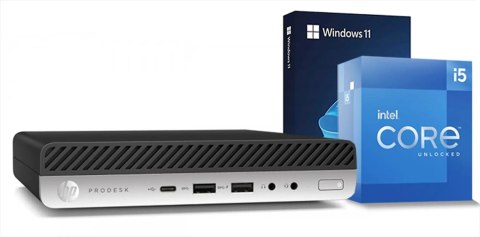Komputer HP 800 G4 Mini I5-8500 DDR4 16GB NVMe 512GB Win11P - Klasa A - Gwarancja 24M