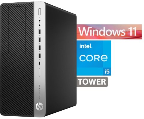Komputer HP 800 G5 i5 9500 16/256GB Win11H - Klasa A- - Gwarancja 24M