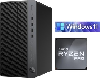 Komputer HP ELITEDESK 705 G4 Ryzen 7 2700 Pro QP1000 Win11P 16/256GB - Klasa A- - Gwarancja 24M