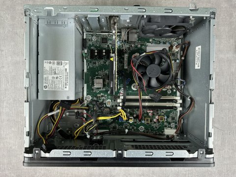 Komputer HP ELITEDESK 705 G4 Ryzen 7 2700 Pro QP1000 Win11P 16/256GB - Klasa A- - Gwarancja 24M