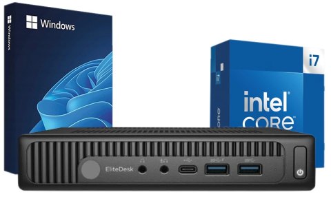 Komputer HP Elitedesk 800 G2 DM MINI i7-6700 M.2 256GB DDR4 16GB WIN10 - Klasa A - Gwarancja 24M