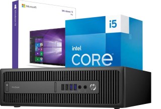 Komputer HP PRODESK 400 G3 SFF i5-6500 DDR4 16GB SSD 240GB W10P - Klasa A- - Gwarancja 24M