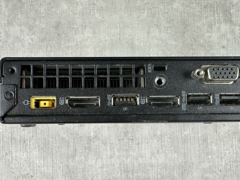 Komputer Lenovo M710Q Tiny i5 7500T 16/256GB NVMe Win10P - Uszk. USB! - Klasa A- - Gwarancja 24M