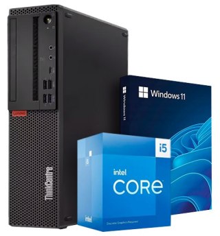 Komputer Stacjonarny Lenovo M720s SFF i5-8500 16/256GB Win11P - Klasa A- - Gwarancja 24M