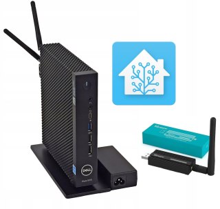Komputer stacjonarny Dell Wyse 5070 Thin Client J4105 4/16GB, WiFi, Home Assistant + Moduł USB zigbee! - Klasa A - Gwarancja 24M