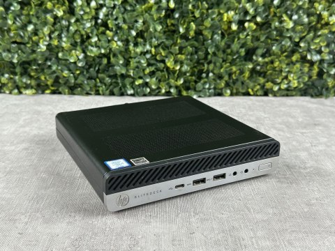 Mini Komputer HP 800 G4 i5-8600 16GB DDR4 256GB NVMe Win11P, WiFi - Klasa A- - Gwarancja 24M