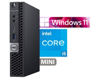 Mini komputer Dell Optiplex 5060 i5 8500T 16GB/256GB Win11P - Uszk. DP! - Klasa A- - Gwarancja 24M