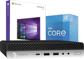 Mini komputer HP 400 G3 i3-7100T 16GB DDR4 256GB NVME Win10P - Klasa A- - Gwarancja 24M