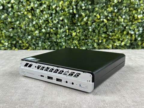 Mini komputer HP 600 G3 i5-7500T 16/256GB NVMe W10P WiFi - Uszk. Front! - Klasa A- - Gwarancja 24M