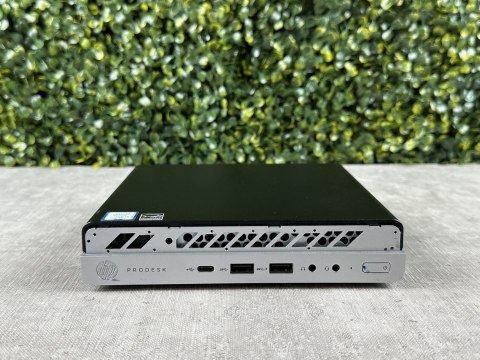 Mini komputer HP 600 G3 i5-7500T 16/256GB NVMe W10P WiFi - Uszk. Front! - Klasa A- - Gwarancja 24M