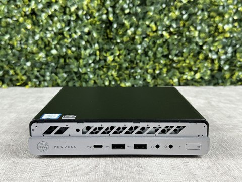 Mini komputer HP 600 G3 i5-7500T 16/256GB NVMe Win10P WiFi Uszk. Front - Klasa A - Gwarancja 24M