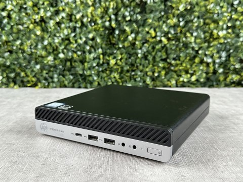 Mini komputer HP 600 G3 i5-7500T 16/256GB NVMe Win10P WiFi - Uszk. USB! - Klasa A- - Gwarancja 24M