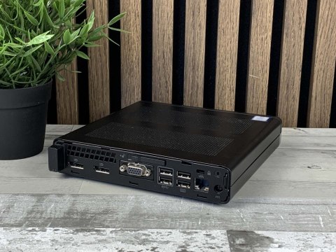 Mini komputer HP 600 G3 i5-7500T 16GB DDR4 256GB M.2 NVMe Win10P WiFi - Klasa A- - Gwarancja 24M