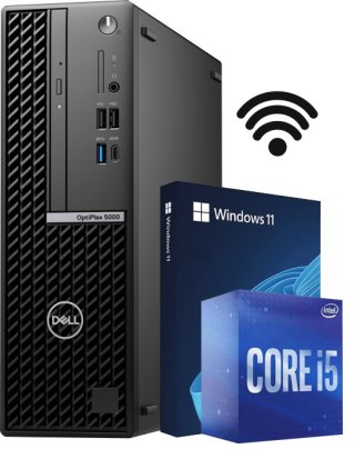 Komputer DELL SFF I5-12500 16GB DDR4 256GB NVMe WiFi W11H, OPIS! - Klasa A- - Gwarancja 24M