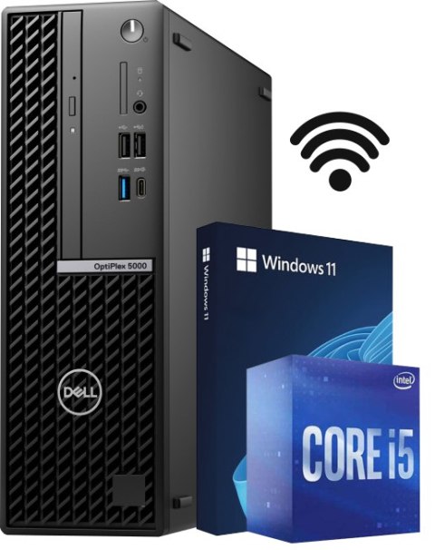 Komputer DELL SFF I5-12500 16GB DDR4 256GB NVMe WiFi W11H, OPIS! - Klasa A- - Gwarancja 24M