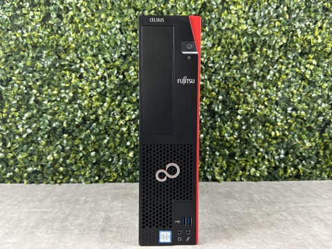 Komputer Fujitsu CELSIUS J550/2 SFF I3 6100 16GB DDR4 240GB SSD W10P - Klasa A- - Gwarancja 24M