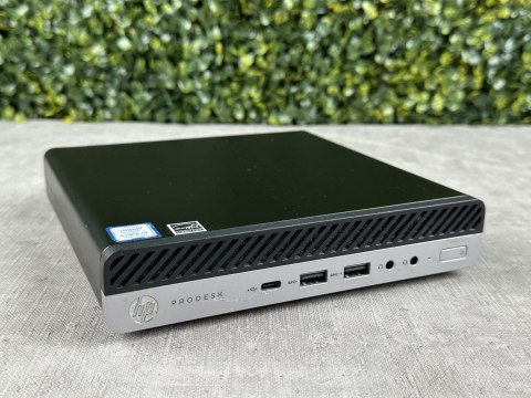 Komputer HP 600 G4 Mini i5-8500T 16/256GB NVMe W11P - WiFi Uszk. Front - Klasa A- - Gwarancja 24M